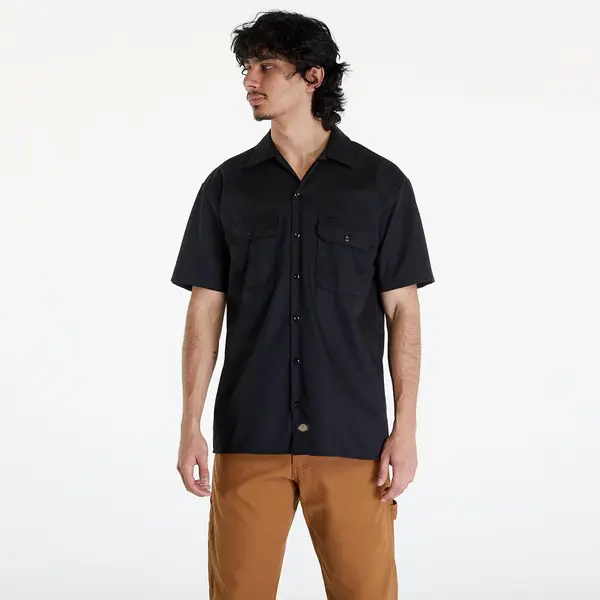 Dickies Риза Dickies Short Sleeve Work Shirt Black M