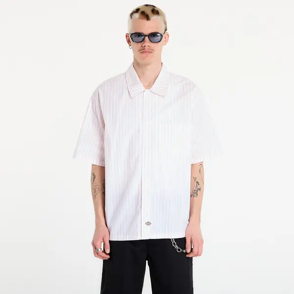Dickies Риза Dickies Venedocia Stripe Shirt Short Sleeve White XL