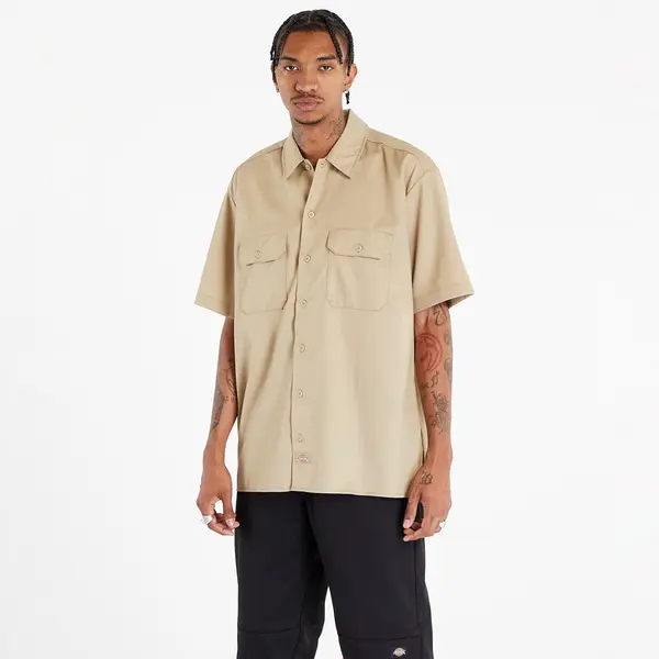 Dickies Риза Dickies Work Shirt Ss Rec Khaki L