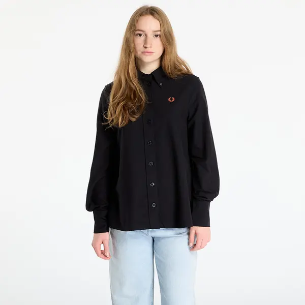 FRED PERRY Риза FRED PERRY Button Down Shirt Black 6
