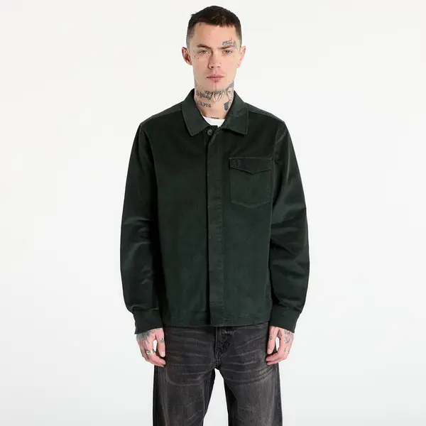 FRED PERRY Риза FRED PERRY Corduroy Overshirt Court Green XL