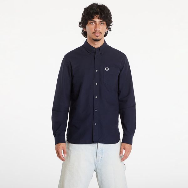 FRED PERRY Риза FRED PERRY Oxford Shirt Navy M
