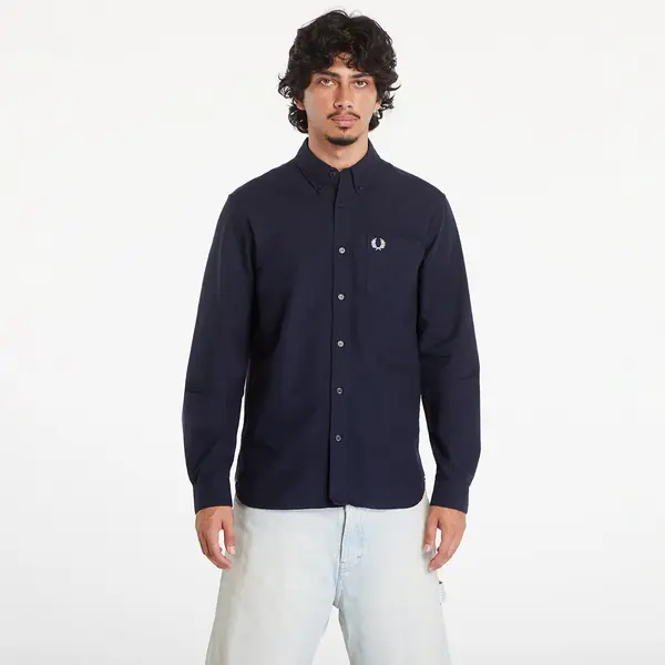 FRED PERRY Риза FRED PERRY Oxford Shirt Navy XXL