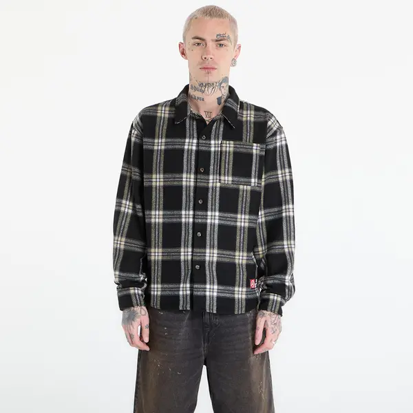 Jordan Риза Jordan Flight Men's Flannel Shirt Black/ Pale Ivory S