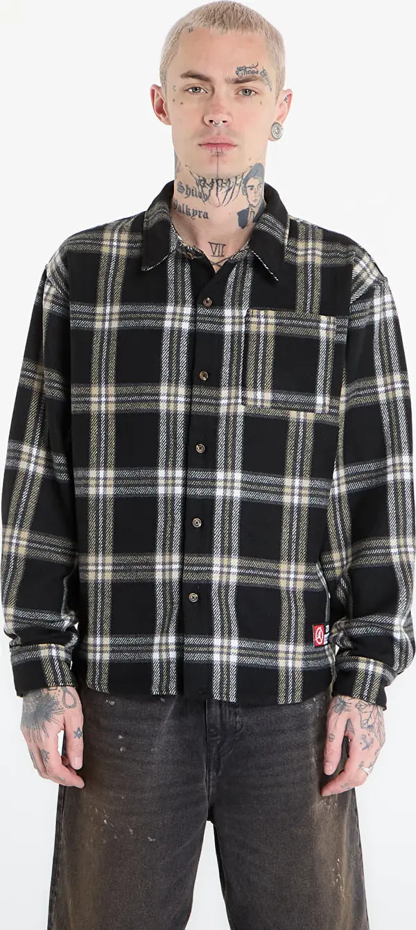 Jordan Риза Jordan Flight Men's Flannel Shirt Black/ Pale Ivory XL