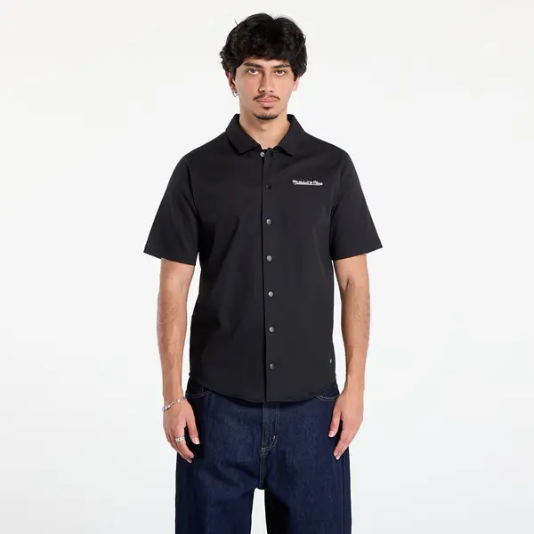 Mitchell & Ness Риза Mitchell & Ness Branded M&n Ss Button Up Black XL