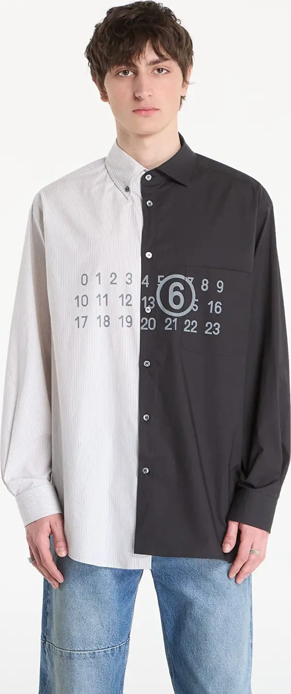 MM6 Риза MM6 Long-Sleeved Shirt Black 46
