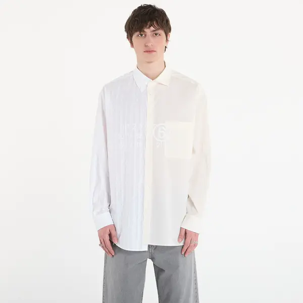 MM6 Риза MM6 Long-Sleeved Shirt White 48