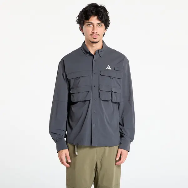 Nike Риза Nike ACG "Orb Weaver" Dri-FIT ADV UV Long-Sleeve Shirt Anthracite/ Summit White/ Summit White M
