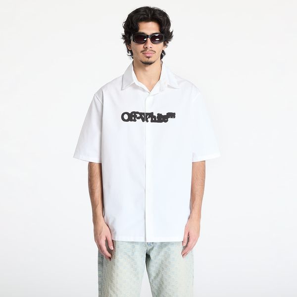 Off-White Риза Off-White Spray Arrow Popl Bowling Shirt White/ Black M