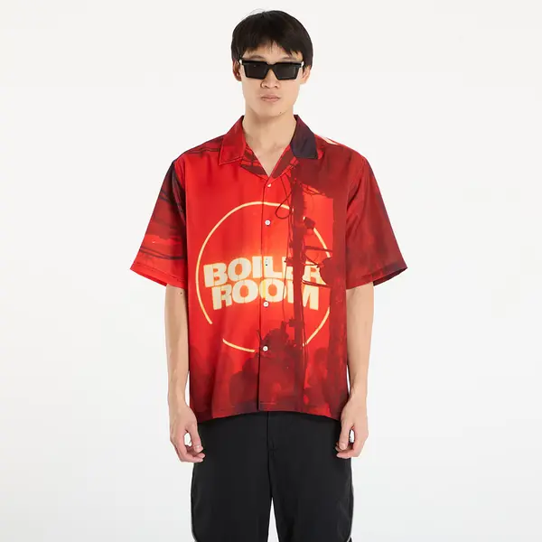 PLEASURES Риза PLEASURES x Boiler Room Venue Button Up Red S
