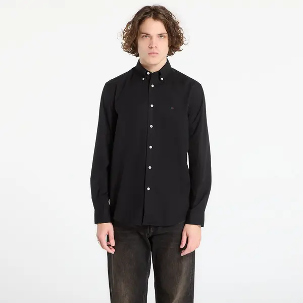 Tommy Hilfiger Риза Tommy Hilfiger Core Flex Poplin Solid Rf Shirt Black L
