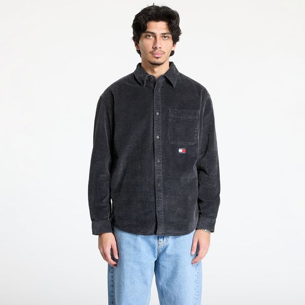 Tommy Hilfiger Риза Tommy Jeans Relaxed Chunky Cord Overshirt Gray S
