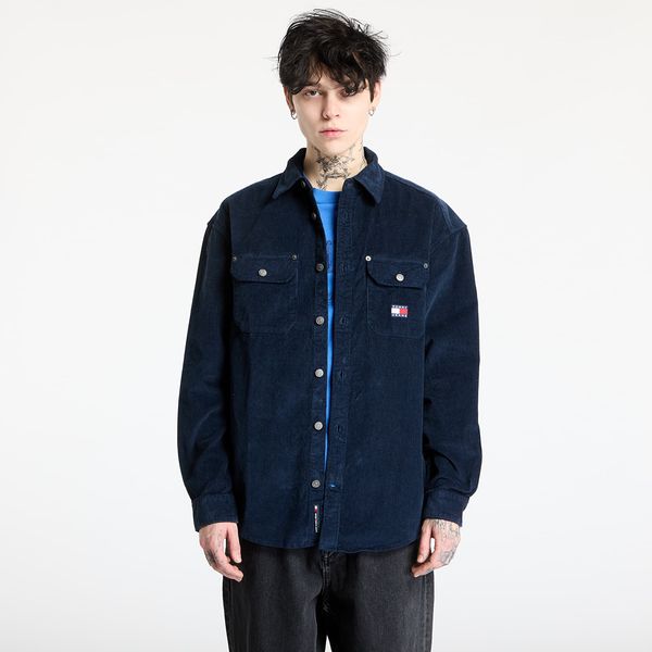 Tommy Hilfiger Риза Tommy Jeans Relaxed Cord Shirt Dark Night Navy L
