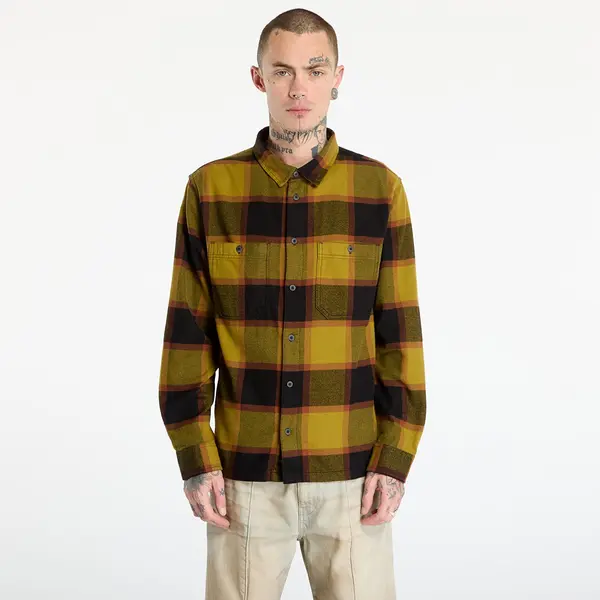 Vans Риза Vans Larkspur Plaid Flannel Burnt Gold/ Black XL