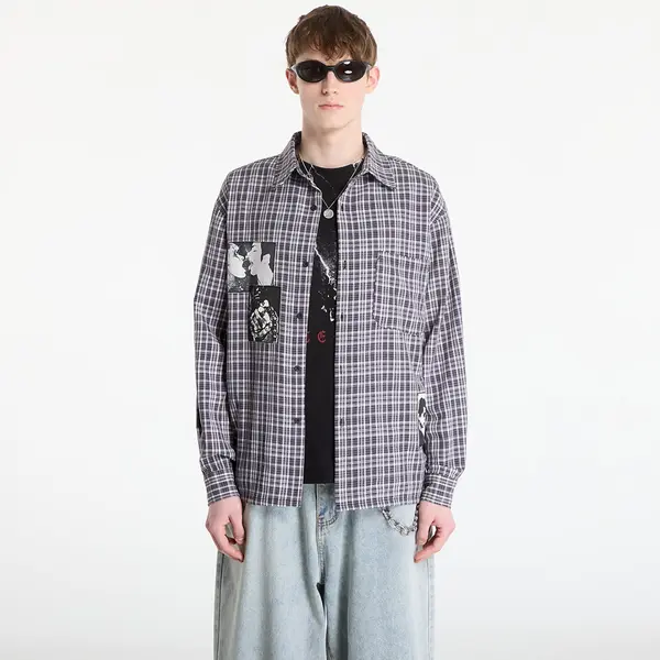 Wasted Paris Риза Wasted Paris M Taunt Shirt Black Tartan M