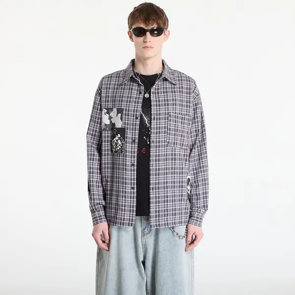 Wasted Paris Риза Wasted Paris M Taunt Shirt Black Tartan XL