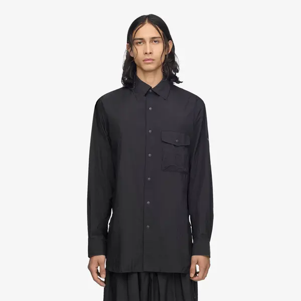 Y-3 Риза Y-3 Gradient 3 Stripes Nylon Overshirt UNISEX Black M