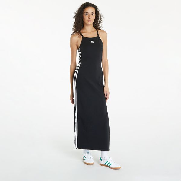 adidas Originals Рокля adidas 3 Stripe Dress Maxi Black XS