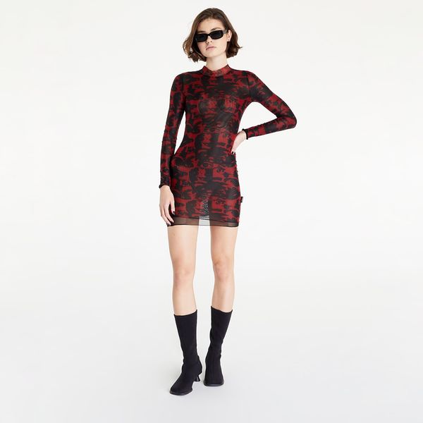 Wasted Paris Рокля Wasted Paris Wm Dress Threat Allover Red/ Black L