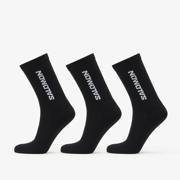 Salomon Advanced Salomon Everyday Crew Socks 3-Pack Black/ Black S