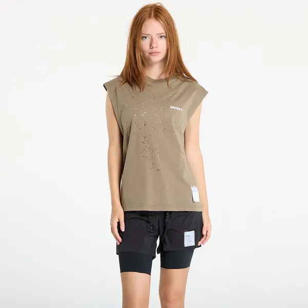 Satisfy Satisfy MothTech Muscle Tee UNISEX Aged Falcon S