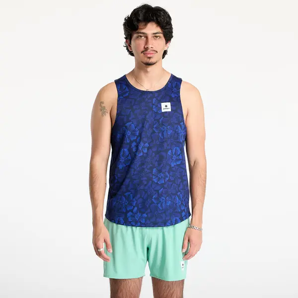 SAYSKY SAYSKY Flower Combat Singlet Blue AOP L
