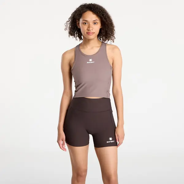 SAYSKY SAYSKY W Combat Rib Crop Top Taupe S