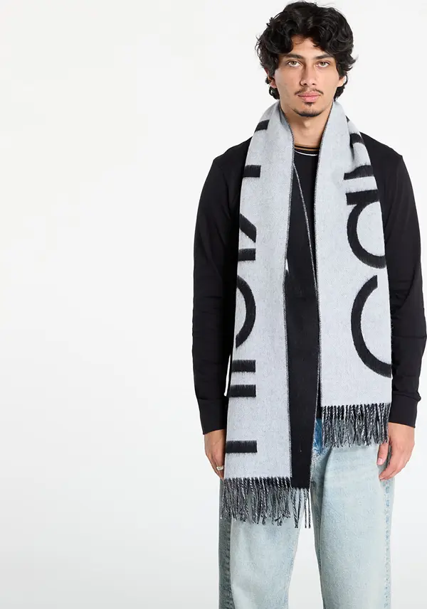 Calvin Klein Шал Calvin Klein Bold Logo Brushed Scarf Black Universal