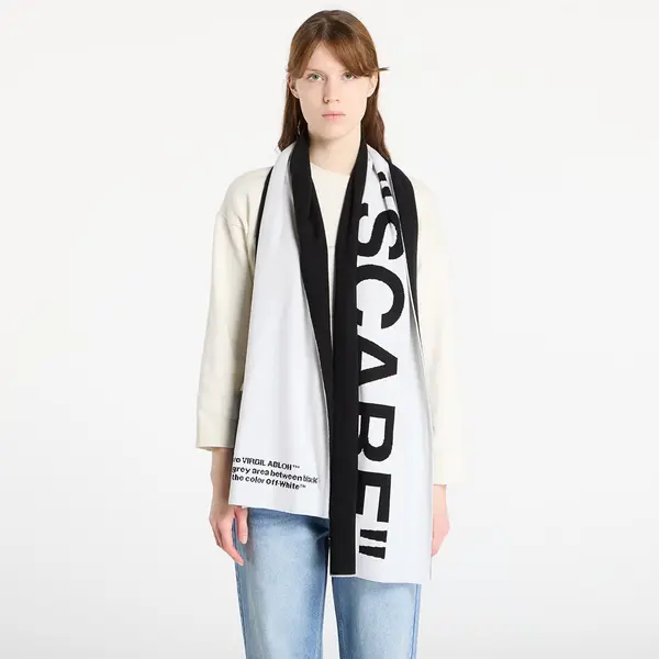 Off-White Шал Off-White Quotes Scarf White/ Black Universal