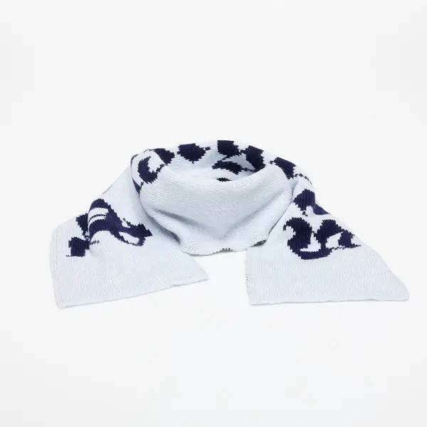 Palm Angels Шал Palm Angels Logo Knit Scarf Light Blue/ Navy Blue Universal