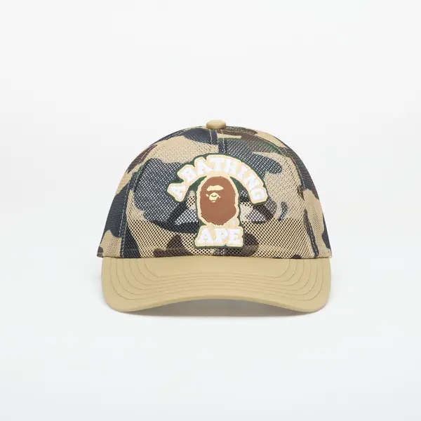 A BATHING APE Шапка A BATHING APE 1st Camo College Patched Mesh Cap Yellow UNISEX Universal