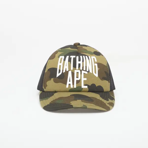 A BATHING APE Шапка A BATHING APE 1st Camo Nyc Logo Mesh Cap Green UNISEX Universal