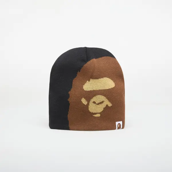 A BATHING APE Шапка A BATHING APE Ape Head Knit Cap Black Universal