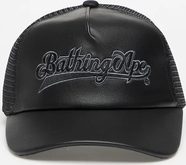 A BATHING APE Шапка A BATHING APE Baseball Logo Mesh Cap Black Universal