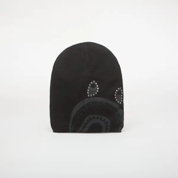 A BATHING APE Шапка A BATHING APE Crystal Shark Knit Cap Black Universal