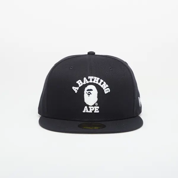 A BATHING APE Шапка A BATHING APE Glow In The Dark College New Era 59fifty Navy M