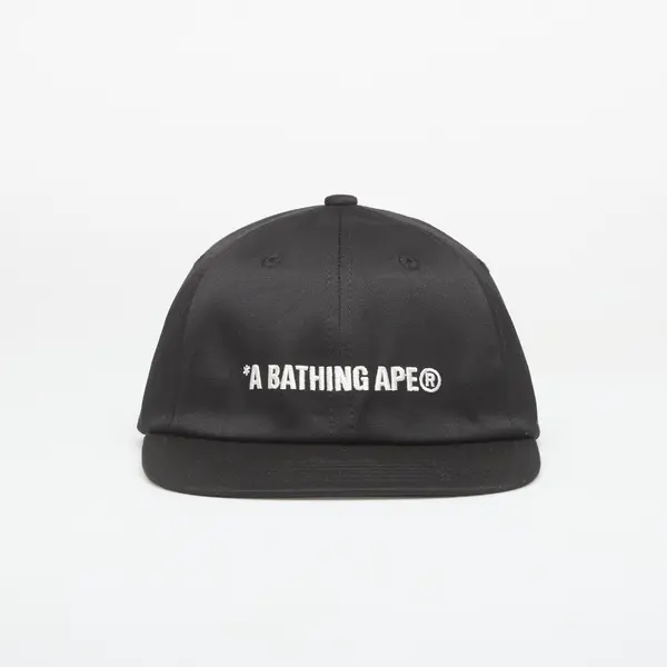 A BATHING APE Шапка A BATHING APE Logo Panel Cap Black UNISEX Universal