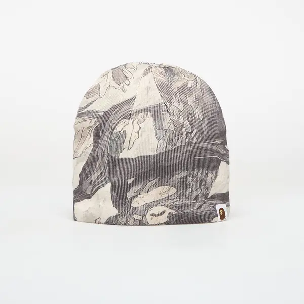 A BATHING APE Шапка A BATHING APE Tree Edge Camo Knit Cap White Universal