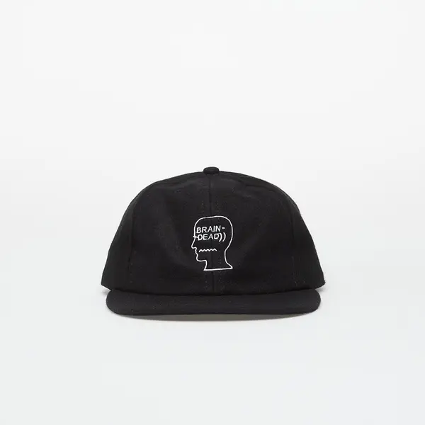 Brain Dead Шапка Brain Dead Flannel Classic Logohead 6 Panel Hat Black Universal