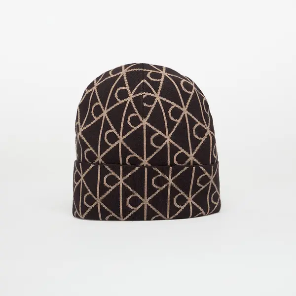 Calvin Klein Шапка Calvin Klein Emblem Aop Jcq Fine Hat Black Universal