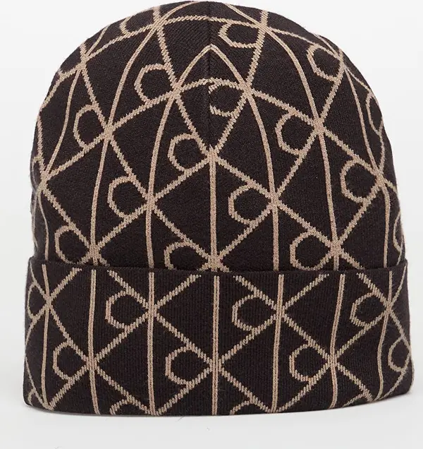 Calvin Klein Шапка Calvin Klein Emblem Aop Jcq Fine Hat Black Universal