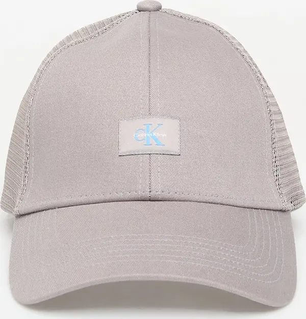 Calvin Klein Шапка Calvin Klein Monologo Woven Patch Trucker Cloudburst Universal