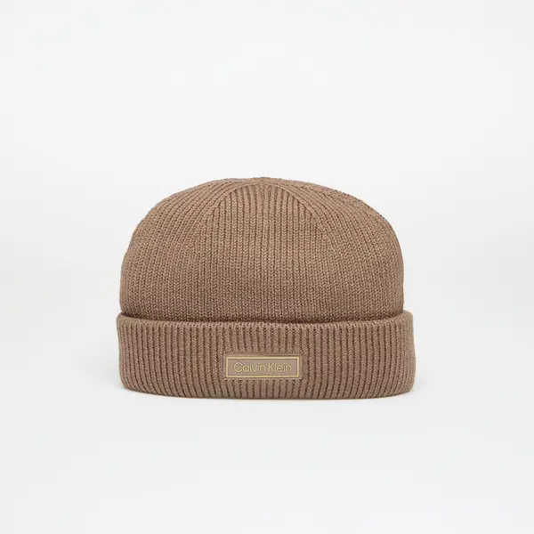 Calvin Klein Шапка Calvin Klein Patch Chunky Rib Doc Hat Brown Universal
