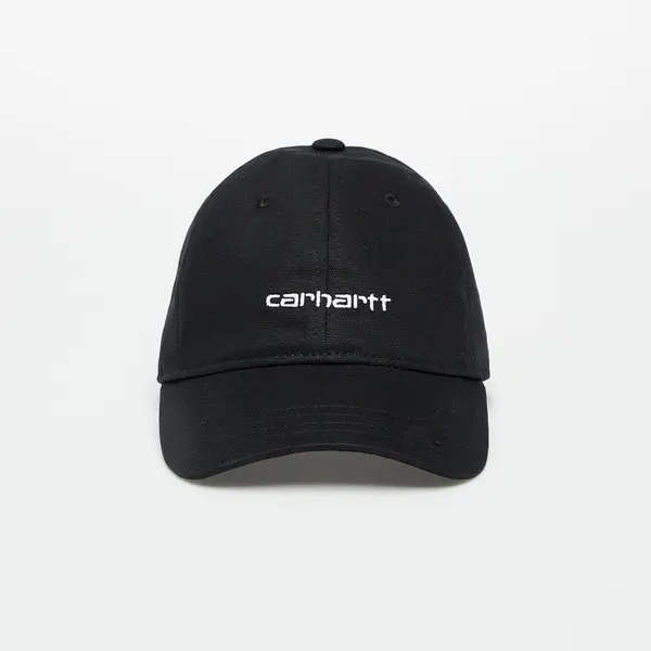 Carhartt WIP Шапка Carhartt WIP Canvas Script Cap Black/ White Universal