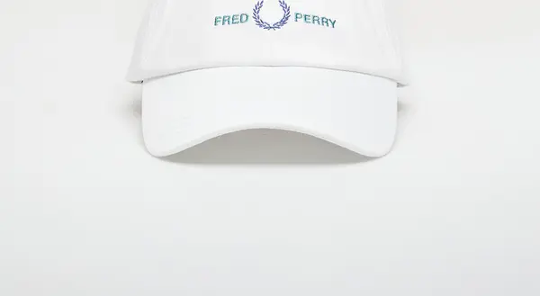 FRED PERRY Шапка FRED PERRY Flp Twill Cap Snow White Universal