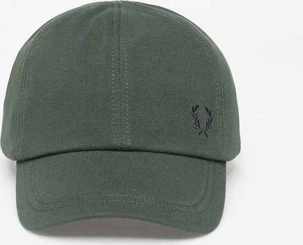 FRED PERRY Шапка FRED PERRY Pique Classic Cap Court Green/ Navy Universal