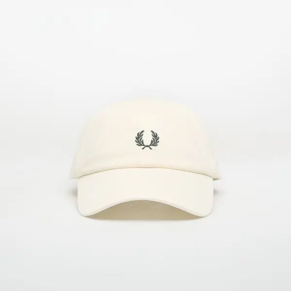 FRED PERRY Шапка FRED PERRY Pique Classic Cap Ecru/ Grassroots Universal