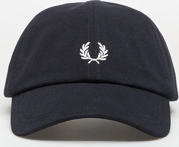 FRED PERRY Шапка FRED PERRY Pique Classic Cap Navy/ Snow White Universal