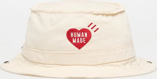 HUMAN MADE Шапка HUMAN MADE Bucket Hat White L